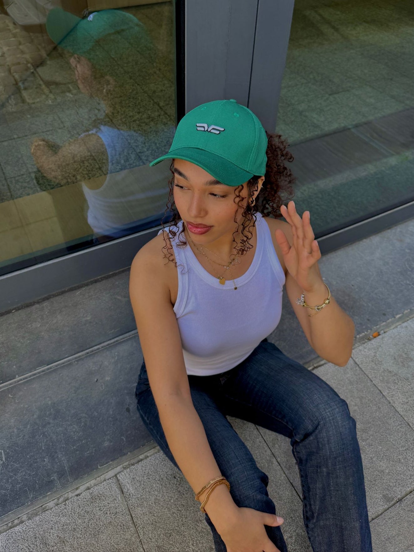 Cappey Emerald Green Cap Model