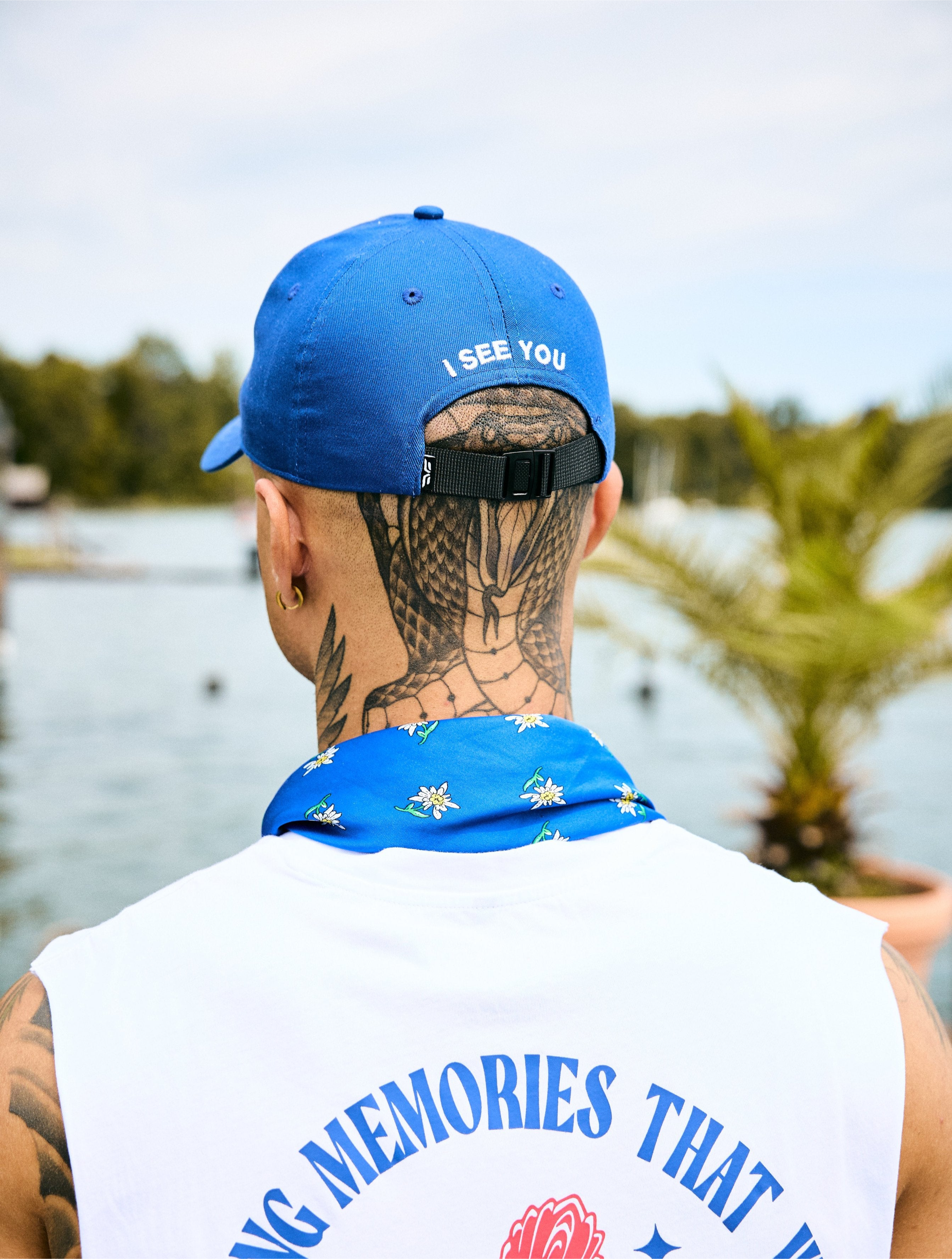 Cappey Icon Cap - Deep Ocean Blue - Unisex - One Size - I SEE YOU