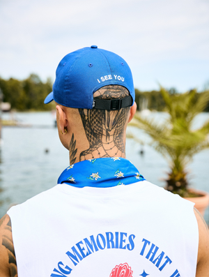 Cappey Icon Cap - Deep Ocean Blue - Unisex - One Size - I SEE YOU