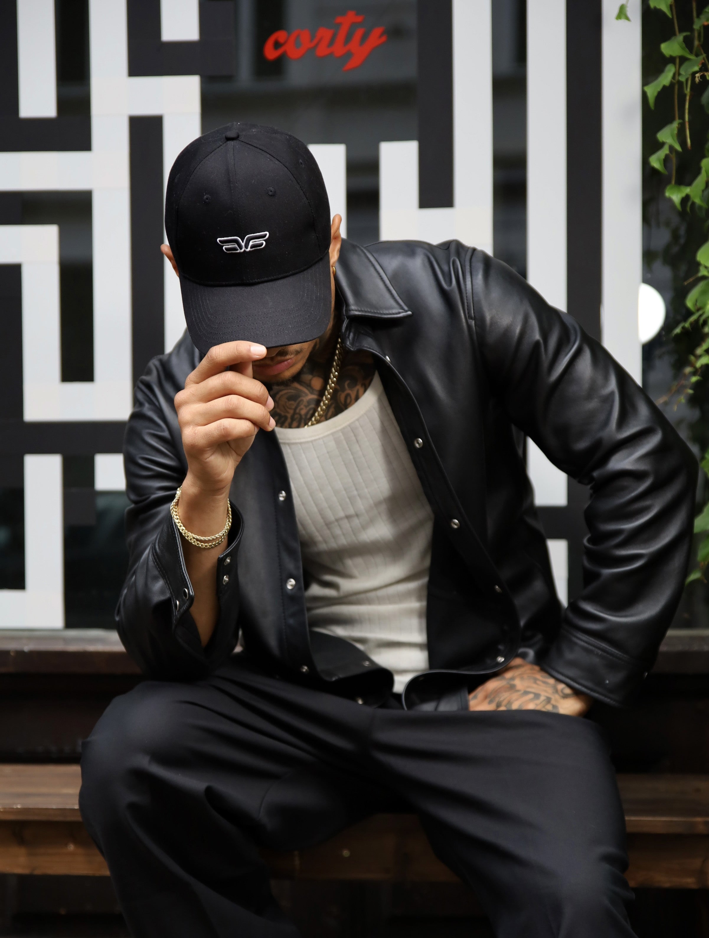 Cappey Icon Cap Black Unisex One Size I SEE YOU
